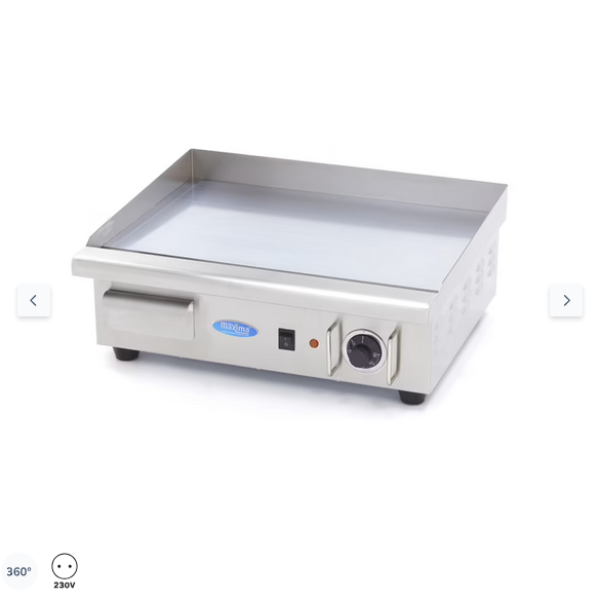  Τηγανίτα Smooth 55cm - Πλάκα χρωμίου